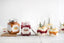 Coppe di crema di ricotta con composta di frutta