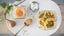 Crumble cookies alla composta di pera e lime
