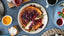 Cheesecake con frutta sciroppata