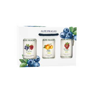 Confezione regalo per 3 composte di frutta Bio 220g