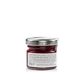 Organic fruit preserve Peach & Raspberry 30g