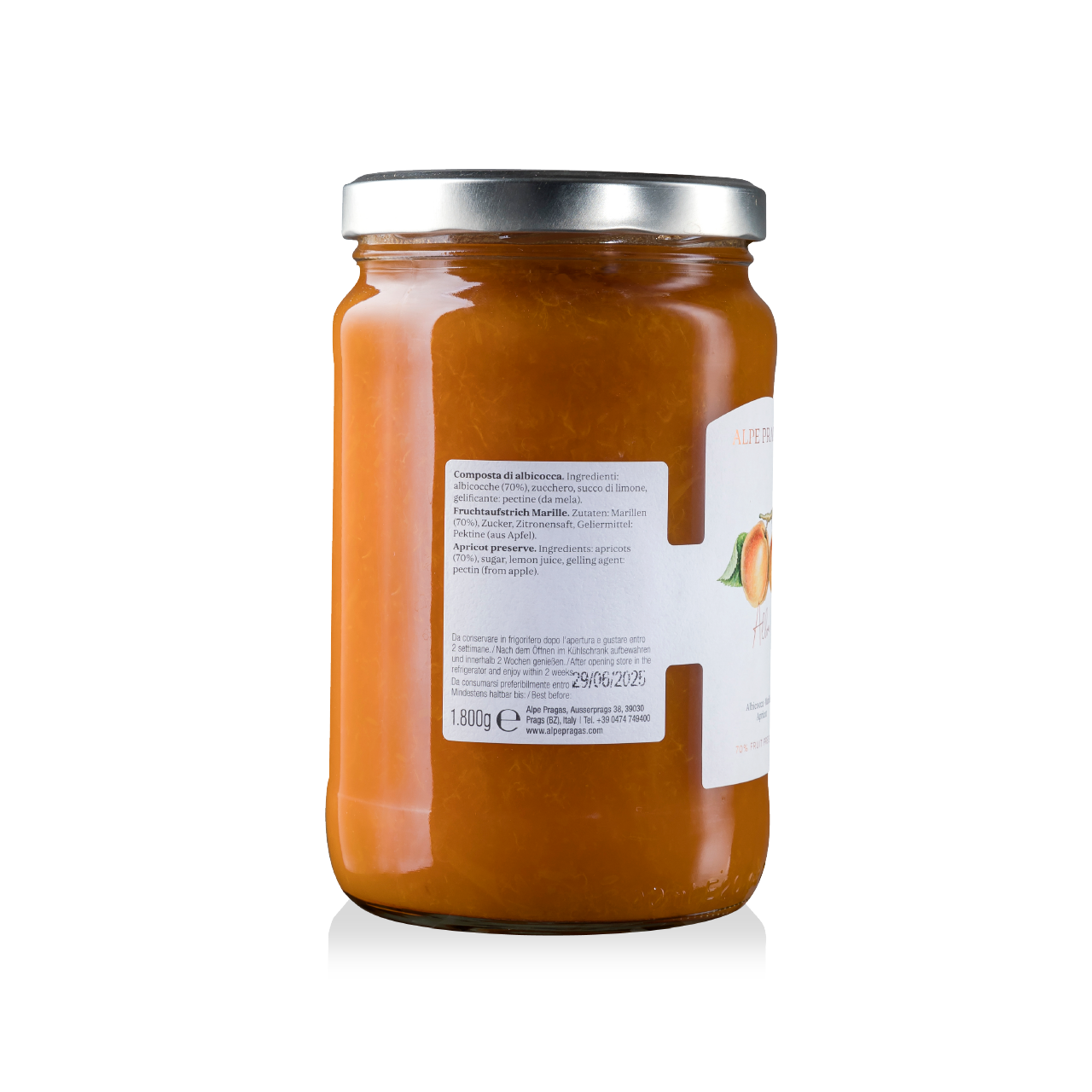 marillen aufbewahren Fruchtaufstrich Marille 1800g – Alpe Pragas