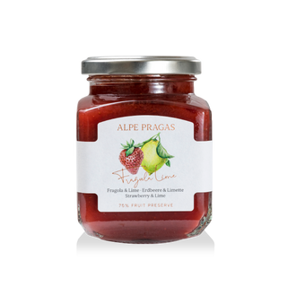 Alpe Pragas, Composta di frutta Fragola & Lime 335g