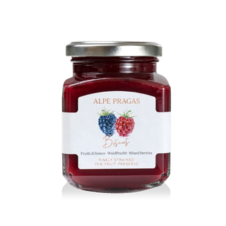 Alpe Pragas, Composta di frutta Frutti di bosco finemente passata 335g