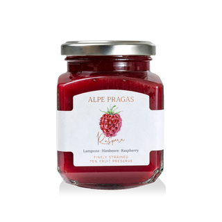 Alpe Pragas, Composta di frutta Lampone finemente passata 335g