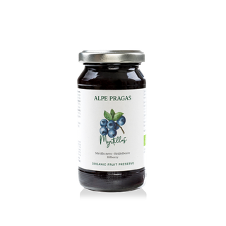 Alpe Pragas, Composta di frutta Mirtillo nero Bio 220g