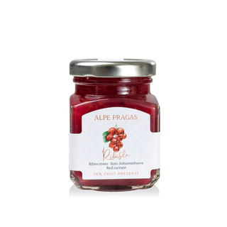 Alpe Pragas, Composta di frutta Ribes rosso 110g