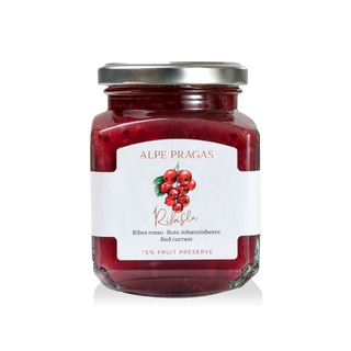 Alpe Pragas, Composta di frutta Ribes rosso 335g