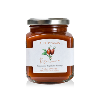 Alpe Pragas, Composta di frutta Rosa canina finemente passata 335g