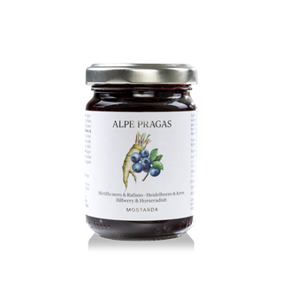 Alpe Pragas, Mostarda Mirtillo nero & Rafano 160g